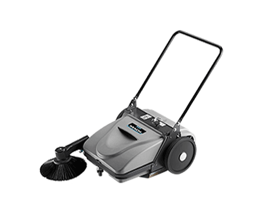 ANYTIME SWEEPING AT YOUR FINGERTIPS MACH MEP - WALK-BEHIND MANUAL SWEEPER WITH VACUUM FILTRATION SYSTEM