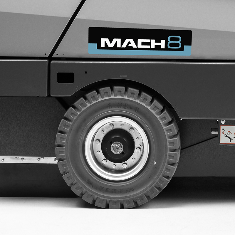 MACH 8 | Super elastic or pneumatic tyres 