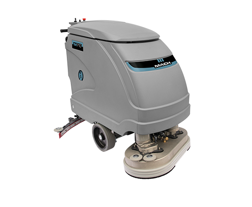 MACH M710 SCRUBBER WITH DUAL BRUSHES MACH M710 WALK BEHIND SCRUBBER TWIN BRUSHES